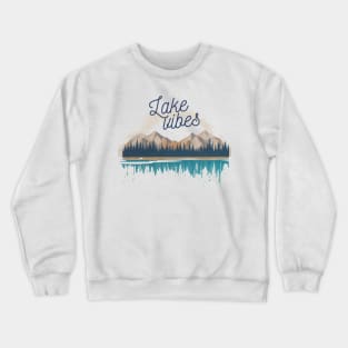 Lake Vibes Summer Vibes Vacation Cool Crewneck Sweatshirt